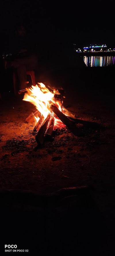 Bonefire at pawna lake campsite